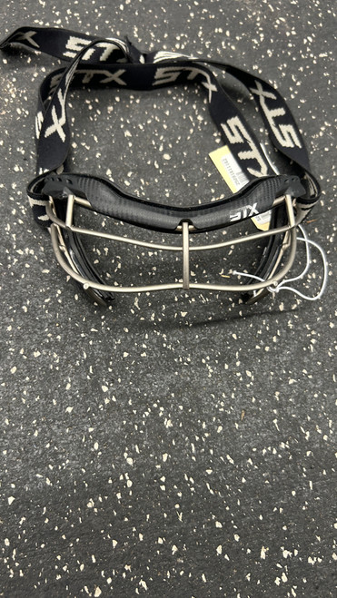 Vist Large View of Product Image Which is Used STX FOCUS S Lacrosse Facial Protect Black Senior