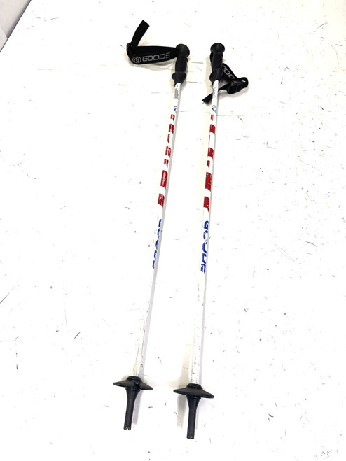 Vist Large View of Product Image Which is Used Goode GOODE SKI POLE Girls DH Ski Pole White 90 cm / 36 in