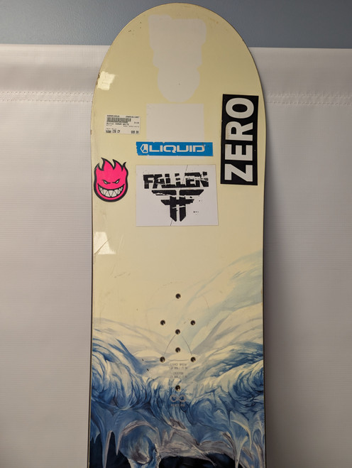 Vist Large View of Product Image Which is Used Burton SHAUN WHITE Mens Snowboard Only White 156 cm