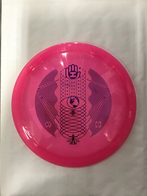 Vist Large View of Product Image Which is Used Latitude 64 OPTO RIVER Disc Golf Driver Pink 174g