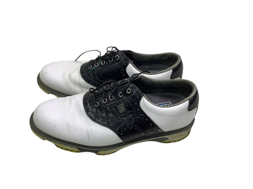 Vist Large View of Product Image Which is Used Foot Joy Mens Golf Shoes White Senior 9.5