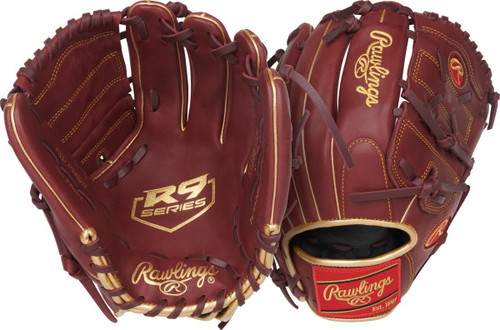 Vist Large View of Product Image Which is Rawlings R9 Fielders Glove 12" RHT #R9206-9SH