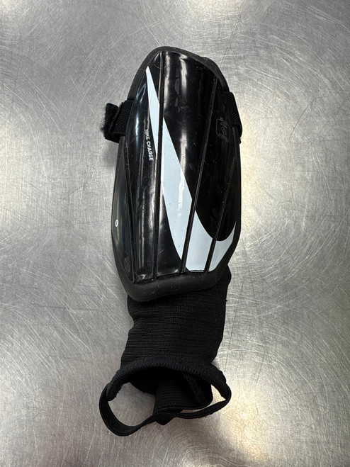 Vist Large View of Product Image Which is Used Nike Soccer Shin Guards Youth Black SM