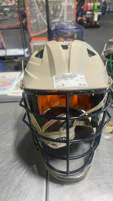 Vist Large View of Product Image Which is Used STX HELMET Lacrosse Helmet Grey MD