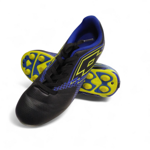 Vist Large View of Product Image Which is Used Lotto Soccer Cleats Black Junior 05