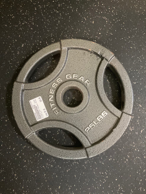 Vist Large View of Product Image Which is Used Fitness Gear Olympic Plate (Each) 25 lb
