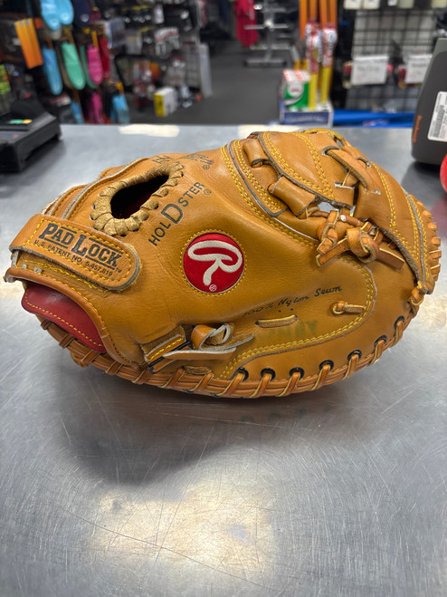 Vist Large View of Product Image Which is Used Rawlings RCM7 BB/SB Catchers RH Throw Brown 33"