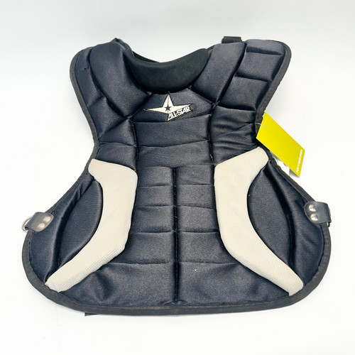 Vist Large View of Product Image Which is Used All-Star CP79A Catchers Chest Protector Black Youth