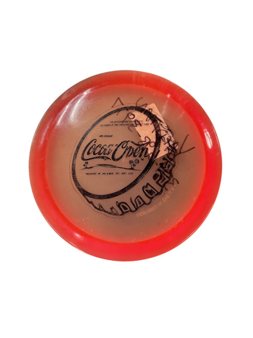 Vist Large View of Product Image Which is Used COCOA OPEN Disc Golf Driver Red