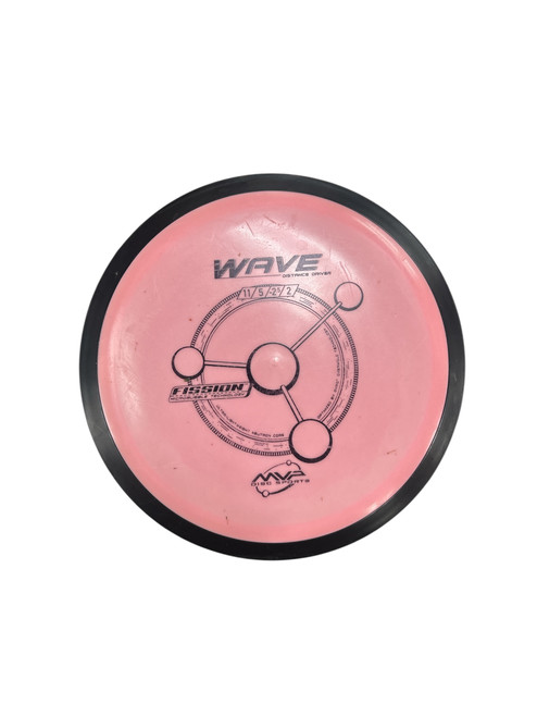 Vist Large View of Product Image Which is Used MVP WAVE Disc Golf Driver Pink
