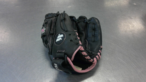 Vist Large View of Product Image Which is Used Worth STORM RH Throw Fastpitch Gloves Black 11"