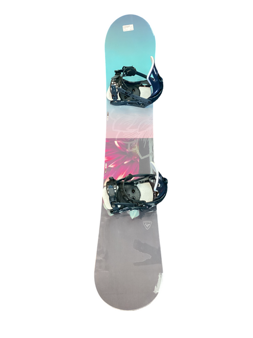 Vist Large View of Product Image Which is Used Rossignol GALA Womens Board/Bindings Teal 150 cm