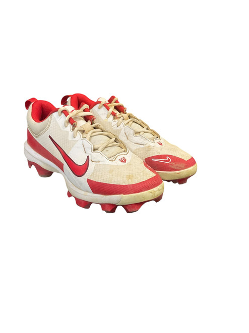Vist Large View of Product Image Which is Used Nike TROUT BB/SB Cleats White Senior 8