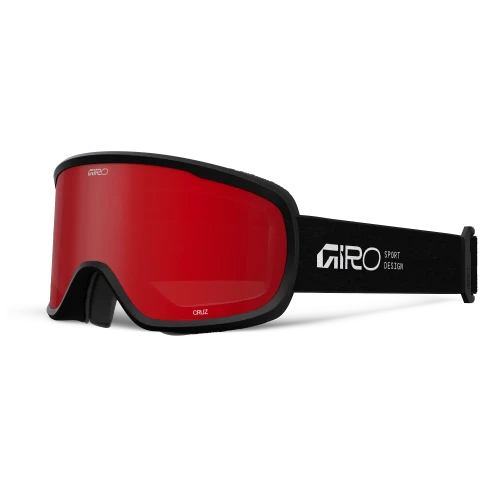 Vist Large View of Product Image Which is Cruz Asian Fit Goggles Black Stacked/Amber Scarlet #7171878