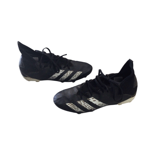 Vist Large View of Product Image Which is Used Adidas Soccer Cleats Black Junior 05