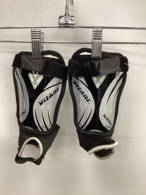 Vist Large View of Product Image Which is Used Vizari Soccer Shin Guards Youth Black SM