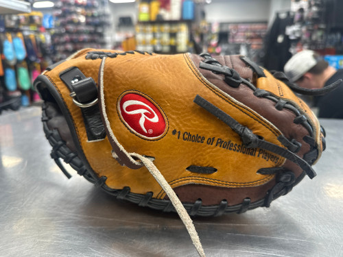 Vist Large View of Product Image Which is Used Rawlings RCM22 THE BULL BB/SB Catchers RH Throw Brown 32"