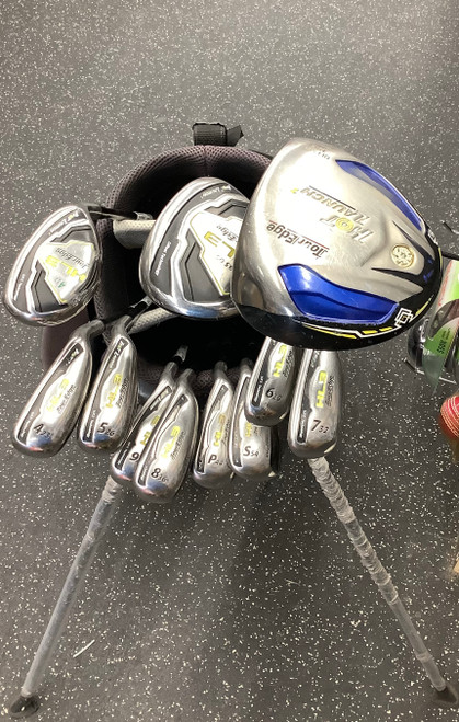 Vist Large View of Product Image Which is Used Tour Edge HOT LAUNCH Mens Package Set RH Black 12 Piece