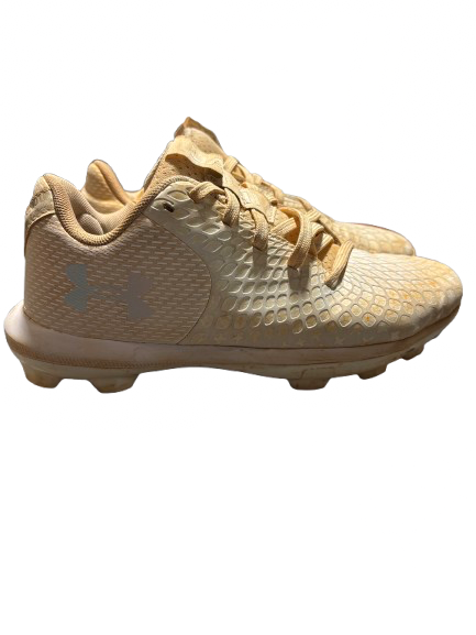 Vist Large View of Product Image Which is Used Under Armour UNDER ARMOUR SFTBALL CLEAT BB/SB Cleats White Junior 05