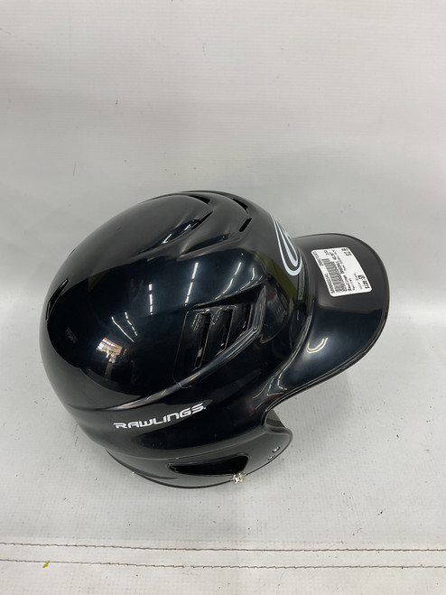 Vist Large View of Product Image Which is Used Rawlings BASEBALL HELMET Batting Helmet No Mask Black SM