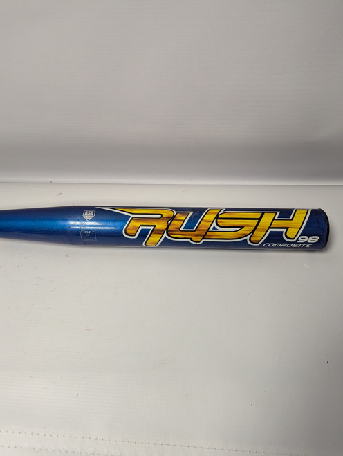 Vist Large View of Product Image Which is Used Rawlings SILVERBACK RUSH BB/SB Slowpitch Bat 34"