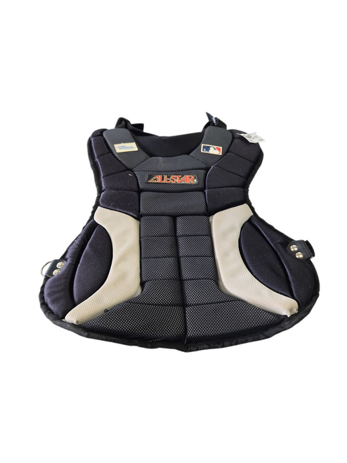 Vist Large View of Product Image Which is Used All-Star CHEST PROTECTOR Catchers Chest Protector Black Junior