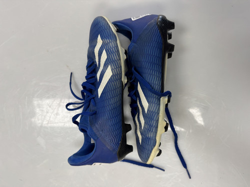 Vist Large View of Product Image Which is Used Adidas Soccer Cleats Navy Blue Junior 04.5