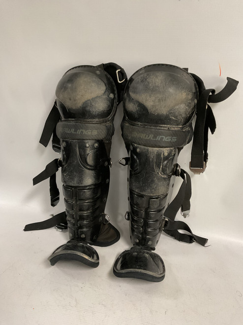 Used Rawlings PRODIGY Catchers Leg Guards Black Youth 11882-S000015338 Vist Large View of Product Image Which is Used Rawlings PRODIGY Catchers Leg Guards Black Youth