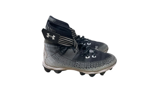 Vist Large View of Product Image Which is Used Under Armour 3023718-003 Adult FB Cleats Black Senior 8