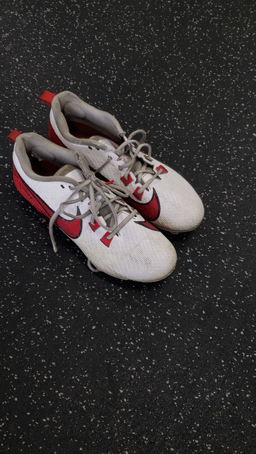 Vist Large View of Product Image Which is Used Nike Adult FB Cleats White Senior 9.5