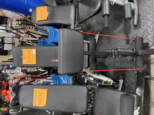 Vist Large View of Product Image Which is New XPRT FID Bench w/ Preacher Curl