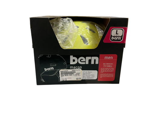 Vist Large View of Product Image Which is Used Bern MACON Bike Helmet Optic Yellow LG