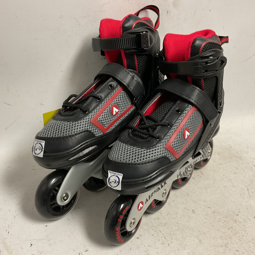 Vist Large View of Product Image Which is Used Airwalk ADJ 6-7.5 Senior Rec Fitness Skates Red Adjustable