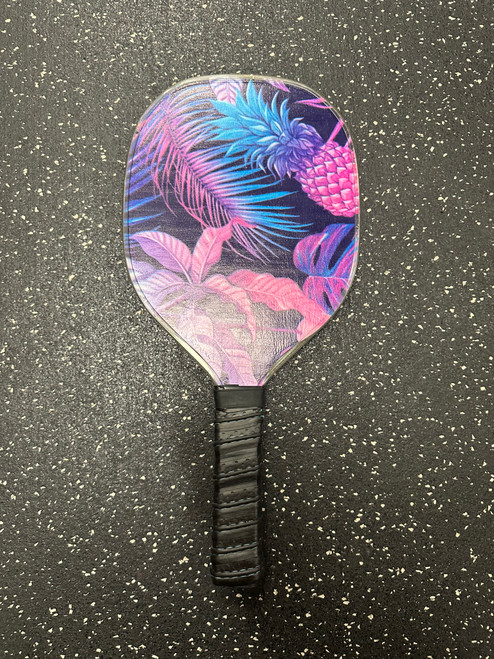 Vist Large View of Product Image Which is Used GENESIS LED Pickleball Racquet Black
