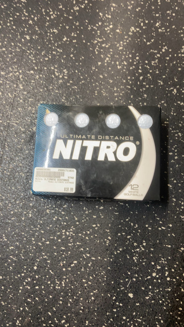 Vist Large View of Product Image Which is Used Nitro ULTIMATE DISTANCE 12 Pack - Golf Balls