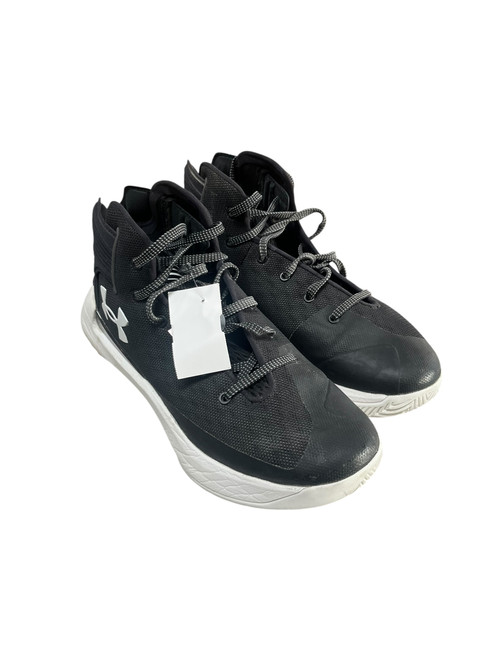 Vist Large View of Product Image Which is Used Under Armour Basketball Shoes M Black Youth 07.0
