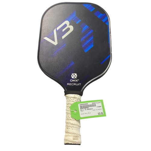 Vist Large View of Product Image Which is Used Onix V3 RECRUIT Pickleball Racquet Navy Blue