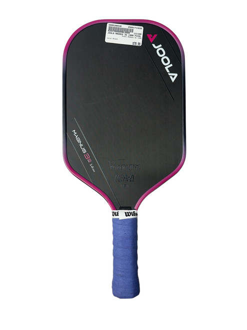 Vist Large View of Product Image Which is Used MAGNUS 3S 14MM Pickleball Racquet Black