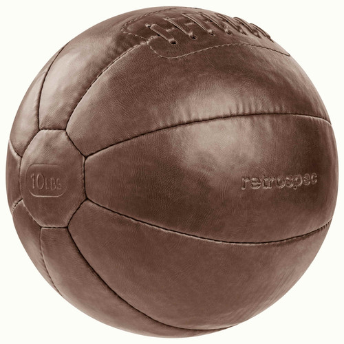 Vist Large View of Product Image Which is New MEDICINE BALL 10 LB BROWN