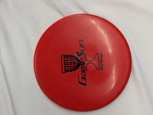 Vist Large View of Product Image Which is Used GAME SUN MID RANGE Disc Golf Mid Range Red