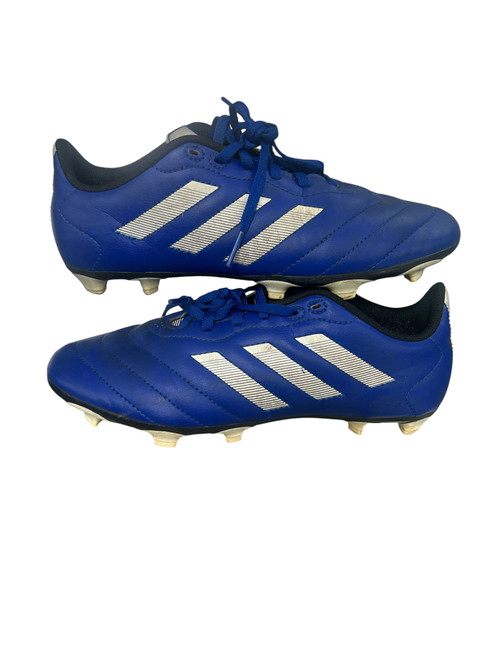 Vist Large View of Product Image Which is Used Adidas Soccer Cleats Royal Blue Junior 05