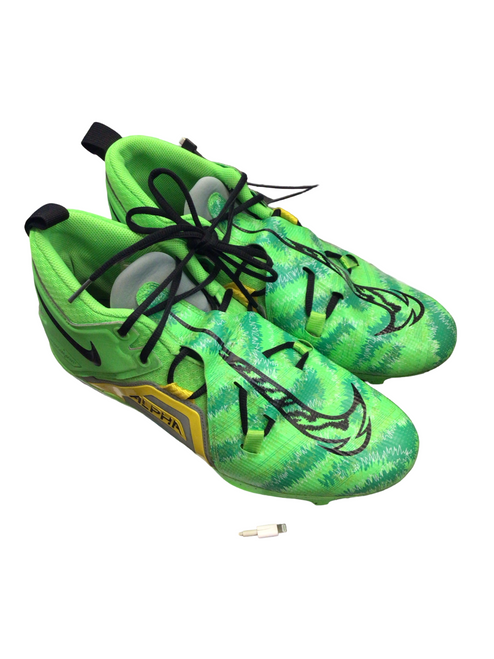 Vist Large View of Product Image Which is Used Nike Adult FB Cleats Kelly green Senior 12