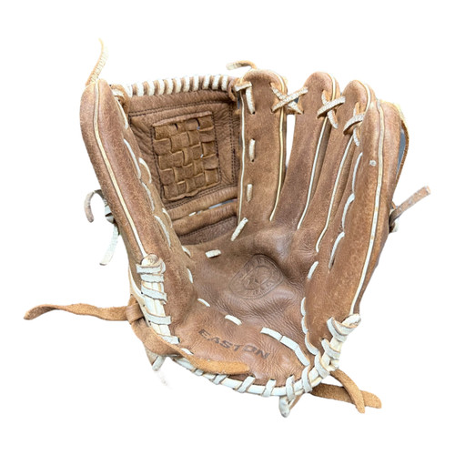 Vist Large View of Product Image Which is Used Easton NATURAL SOFTBALL RH Throw Fastpitch Gloves Brown 12 1/2"