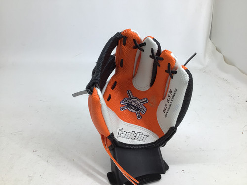 Vist Large View of Product Image Which is Used Franklin AIR TECH 8.5 IN RHT BB/SB GLOVE BB/SB Glove RH Throw Orange 8"