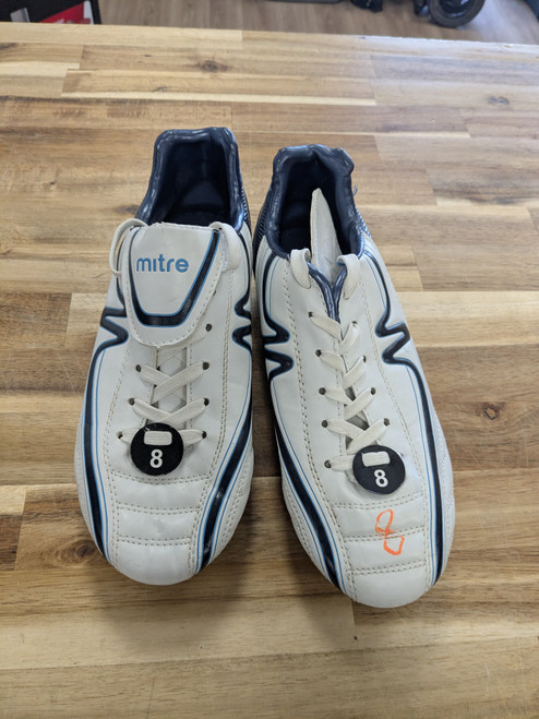 Vist Large View of Product Image Which is Used Mitre Soccer Cleats White Senior 8