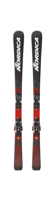 Vist Large View of Product Image Which is New Nordica TEAM J FDT Boys DH Ski/Binding