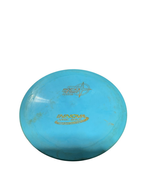 Vist Large View of Product Image Which is Used Innova ROCX3 Disc Golf Mid Range Carolina Blue