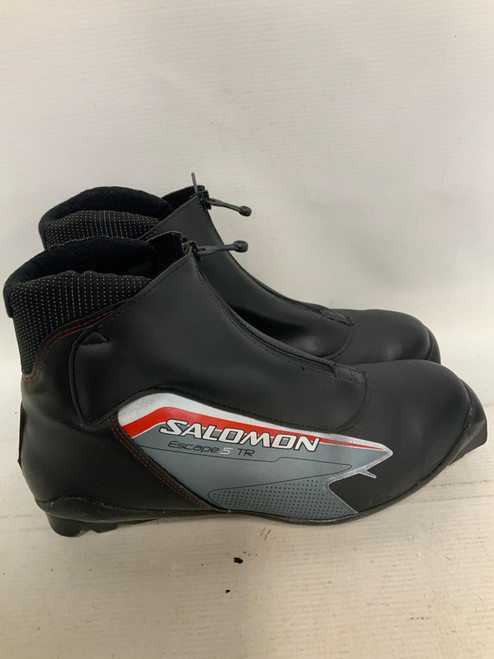 Vist Large View of Product Image Which is Used Salomon ESCAPE 5 TR Mens SNS XC Ski Boots Black M 11-11.5