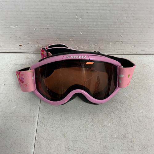 Vist Large View of Product Image Which is Used Smith Snow Goggles Youth Pink
