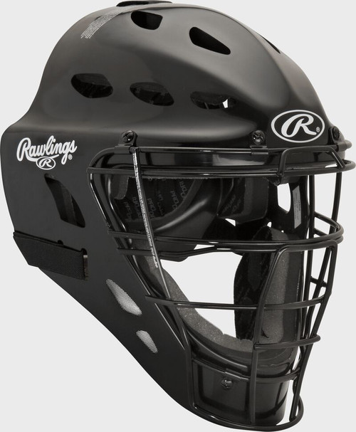 Vist Large View of Product Image Which is Rawlings Players Youth Catchers Helmet Black Small #CHPLY